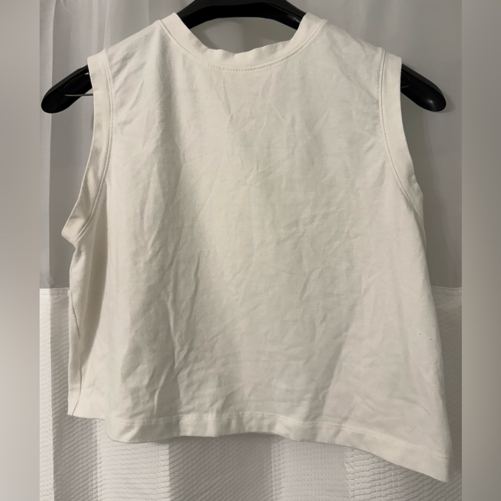 a new day White Crewneck Sleeveless Cotton Tank